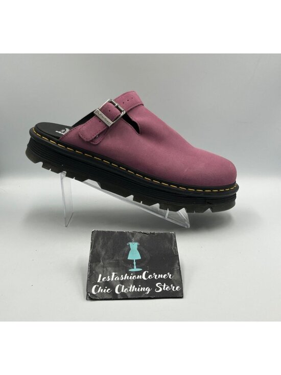 Dr. Martens Men\'s Purple Suede Leather Zebzag Mule Sandals Size 13 3567 main image 12
